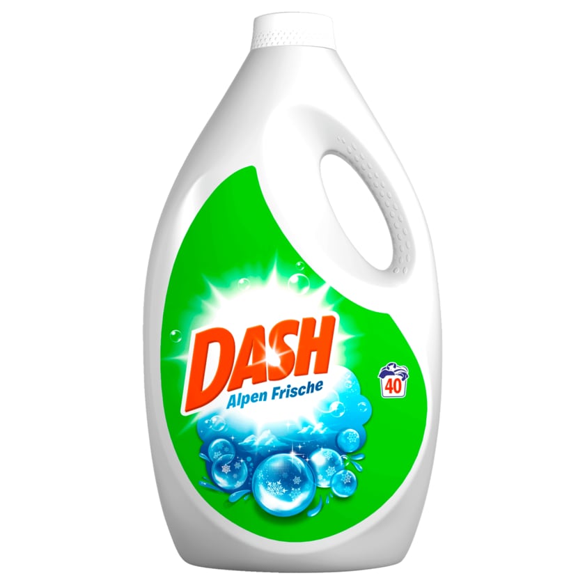 Dash Vollwaschmittel flüssig Alpenfrische 2,2l, 40WL